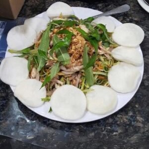 GỎI GÀ RAU MUỐNG